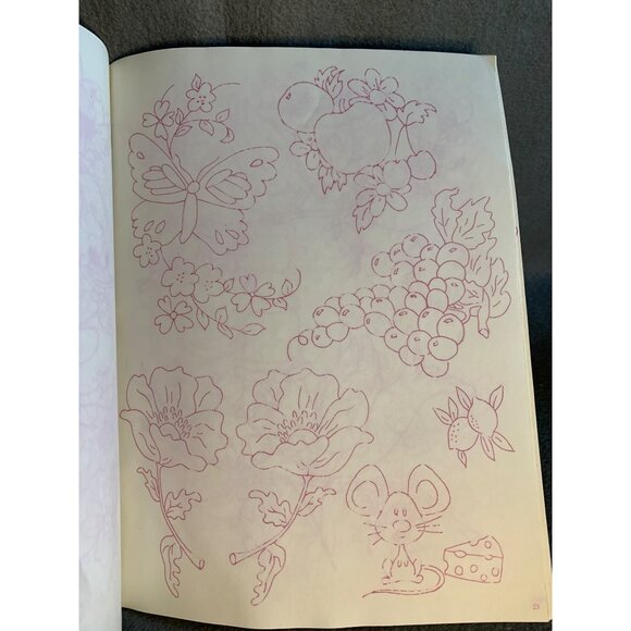 Jonell's Transfer Patterns Embroidery 68 Iron on Transfers book No 505 - Picture 10 of 12